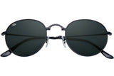 Foldies Black with Polarized Black Lens Folding Rounds | Black / Black Lens