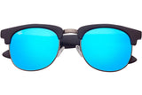 Matte Black / Blue Mirror Lens +$60