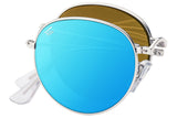 Silver / Blue Mirror Lens (+$60)